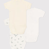 Petit Bateau - Bodies Naissance (3pack) - Zeehond