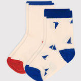 Petit Bateau - 2 paar sokjes bootjesprint