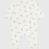 Petit Bateau - Uniseks Slaappakje Beige met Beertjes