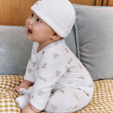 Petit Bateau - Uniseks Slaappakje Beige met Beertjes