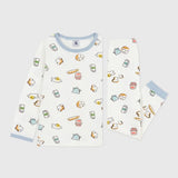 Petit Bateau - Pyjama met Ontbijtprint