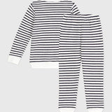 Petit Bateau - Zachte Badstof Pyjama - Streepje Navy