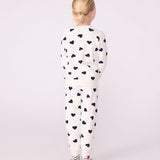 Petit Bateau - Kinderpyjama van katoenen badstof - Hartjesprint