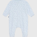 Petit Bateau - Babypyjama Fluweel met kraag - Sterretjes