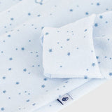 Petit Bateau - Babypyjama Fluweel met kraag - Sterretjes