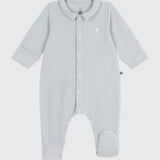 Petit Bateau - Uniseks Slaappakje Fluweel - Blauw