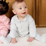 Petit Bateau - Uniseks Slaappakje Fluweel - Blauw