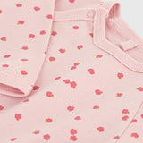Petit Bateau - Babypyjama Fleece - Hartjes