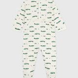 Petit Bateau - Babypyjama - Krokodillenprint