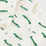 Petit Bateau - Babypyjama - Krokodillenprint