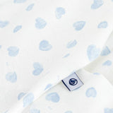 Petit Bateau - Uniseks Babypakje Blauwe Hartjes