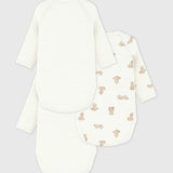Petit Bateau - Bodies lange mouw (3pack)