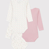 Petit Bateau - Bodies lange mouw (3pack)