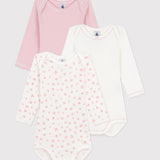 Petit Bateau - Bodies lange mouw (3pack)