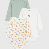 Petit Bateau - Bodies lange mouw (3pack)