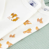 Petit Bateau - Bodies lange mouw (3pack)