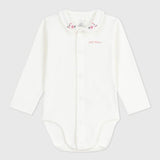 Petit Bateau - Babybody Roze Bloemetjes
