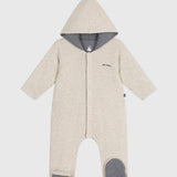 Petit Bateau -  Babypakje met capuchon en voetjes