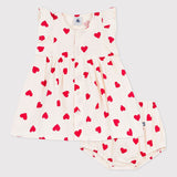 Petit Bateau - Babyjurkje met pofbroekje - Hartjes