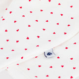 Petit Bateau - Babypyjama Fluweel - Hartjes