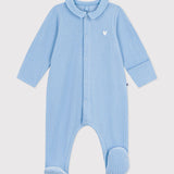 Petit Bateau - Pyjama Flo Blauw - Hartje