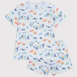 Petit Bateau - Korte Pyjama - Zeediertjes