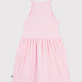 Petit Bateau - Roze Meisjesjurk Badstof