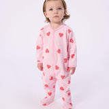 Petit Bateau - Slaappakje met roze hartjes