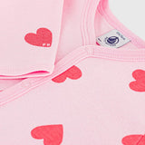Petit Bateau - Slaappakje met roze hartjes
