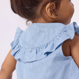 Petit Bateau - Blouse zonder mouwen - Denim