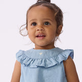 Petit Bateau - Blouse zonder mouwen - Denim