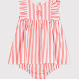 Petit Bateau - Katoenen Gestreept Babysetje
