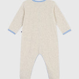 Petit Bateau - Fluwelen babypyjama - Amour