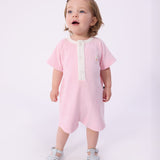Petit Bateau - Zomers Meisjespakje Badstof - Roze