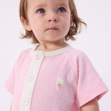 Petit Bateau - Zomers Meisjespakje Badstof - Roze