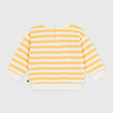 Petit Bateau - Gele Katoenen Sweater met Streepjes