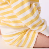 Petit Bateau - Gele Katoenen Sweater met Streepjes