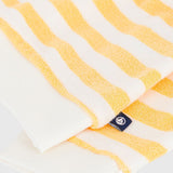 Petit Bateau - Gele Katoenen Sweater met Streepjes