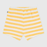 Petit Bateau - Badstof Shortje - Geel Gestreept