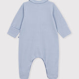 Petit Bateau - Fluwelen Slaappakje - Blauw