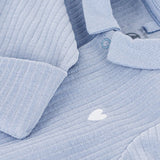 Petit Bateau - Fluwelen Slaappakje - Blauw