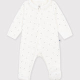 Petit Bateau - Slaappakje - Wit met beertjesprint