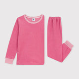 Petit Bateau - Fluwelen pyjama - Roze