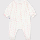 Petit Bateau - Slaappakje - Hartjesprint met kraagje