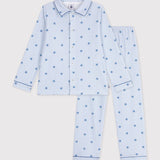Petit Bateau - Pyjama - Streepjes met sterretjes