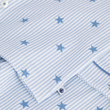 Petit Bateau - Pyjama - Streepjes met sterretjes