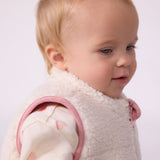Petit Bateau - Omkeerbaar mouwloos jasje - Roze