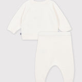 Petit Bateau - Gebreid babysetje met hondje