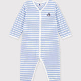 Petit Bateau - Slaappakje - Blauw met streepjes