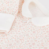 Petit Bateau - Pyjama - Bloemenprint met kraagje